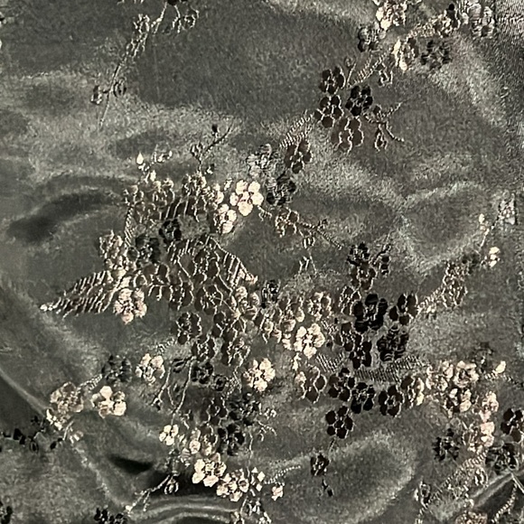 Golden Dragon Black Long Chinese Dress 🟡 Size 40 - Picture 5 of 5